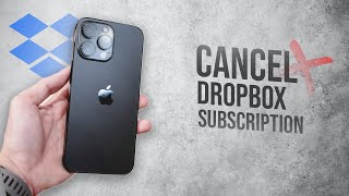 How to Cancel Dropbox Subscription on iPhone tutorial [upl. by Mlawsky]