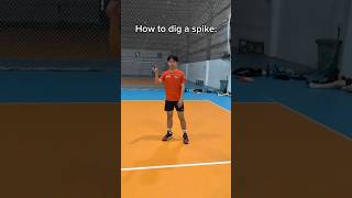 How to Dig 😱 abvolleyball volleyballspiketrainingdrills basketball [upl. by Rolland54]