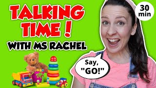 Talking Time with Ms Rachel  Baby Videos for Babies and Toddlers  Speech Delay Learning Video [upl. by Rudich48]