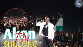 Akon in Shillong  chamak challo  cherryblossomfestival2024 [upl. by Llemor]