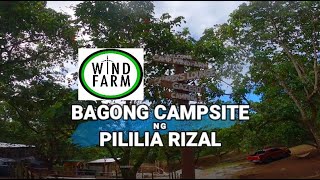 WINDFARM NATURE ESCAPE Bagong campsite sa Pililia Rizal [upl. by Auqinehs]