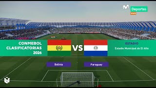 Bolivia vs Paraguay ● Fecha 12 Eliminatorias Mundial 2026 ● Pes 2021 [upl. by Frankie]