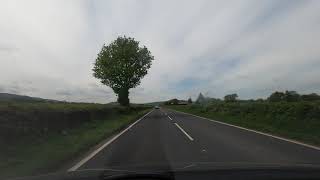 Driving through MidWales Newtown to Aberystwyth [upl. by Yalcrab]