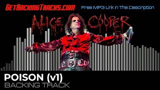 Alice Cooper  Poison BACKING TRACK [upl. by Ael]