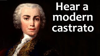 A modern castrato NOT falsetto ultra rare recording Mozart Va lerror mio palesa from Mitridate [upl. by Nyla]