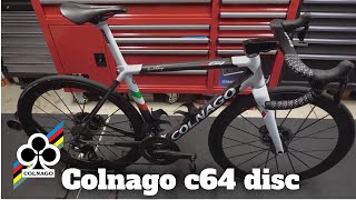 Colnago C64 disc custom painted Lightweight SRM dream build [upl. by Jermyn]