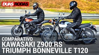 KAWASAKI Z900 RS x TRIUMPH BONNEVILLE T120 [upl. by Josey]