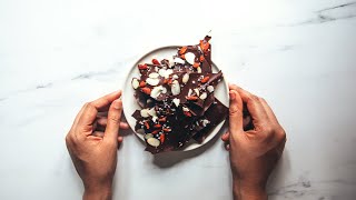 Dark Chocolate Goji Berry Bark [upl. by Lindsay]