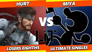 Litvitational 3 TOP 8  Hurt Snake Vs Miya Game amp Watch Smash Ultimate  SSBU [upl. by Connolly]