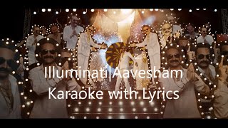 Illuminati From Aavesham  Karaoke with Lyrics  Sing Along [upl. by Ambrosia744]