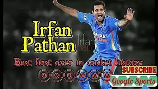 Irfan pathan hattrick vs Pakistan in first over  Pak 03  over 10 [upl. by Anaet]