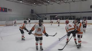 1 VS StPaul Didrikson does the rookie lap Mustangs warm up [upl. by Enneyehc504]