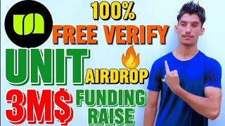 Unit Airdrop How to Get Free Crypto Coins Legally How to get Free CryptoFree earning appAirdop [upl. by Dieterich]