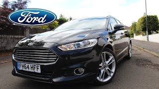 2015 Ford Mondeo Estate Titanium 20 TDCI Review [upl. by Tierell39]