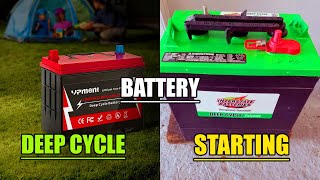 Deep Cycle vs Starting Battery [upl. by Aihtak]