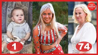 Agnetha Faltskog ⭐ABBA⭐ Transformation From 1 To 74 Years Old [upl. by Aeiram572]