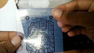 How to PCB etching using Sensitize alexan PCB [upl. by Ihcekn]