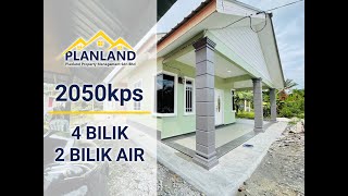 Rumah 2000 kaki persegi 4 bilik 2 bilik air [upl. by Eerized]