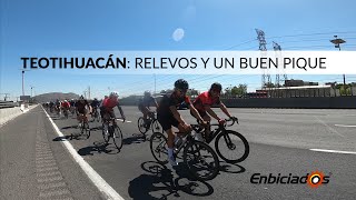 Relevos y un buen pique entre ciclistas [upl. by Ylaek]