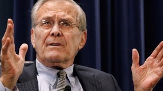 Rumsfeld Iraq democracy unrealistic [upl. by Aihsatsan]