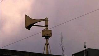 Thunderbolt 1000 Siren Test Silverton OH 212012 Double Growl Alert and Attack [upl. by Ainyt886]