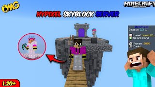 Best Hypixel Skyblock server For MCPE 120  Minecraft Hindi [upl. by Noillimaxam]