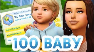 100 BABY CHALLENGE MOD 👶  THE SIMS 4  CUSTOM ASPIRATION [upl. by Stranger997]