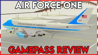 PTFS Air Force One Gamepass Review Roblox [upl. by Nayra70]