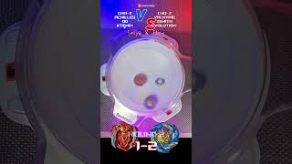 CHOZ VALKYRIE vs CHOZ ACHILLES  BEYBLADE BURST TURBO beyblade beybladeburst gaming battle [upl. by Larianna]