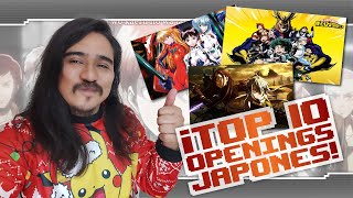 ¡TOP 10 OPENINGS EN JAPONES  REACCIÓN Y OPINIÓN [upl. by Adalai]