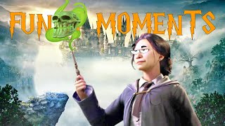 Hogwarts Legacy Funny Moments  AVADA GLITCHAVRA [upl. by Idel]