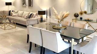 Modern Dining Room Design Ideas 2024  Dining Table Designs  Living Room Interior Decorating Ideas [upl. by Aihsotal]