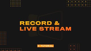 Record amp Live Stream Features in ProPresenter 7 [upl. by Sollie367]