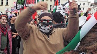 Jews an Arabs clash in London 🇬🇧 Antifa ultras [upl. by Grega]