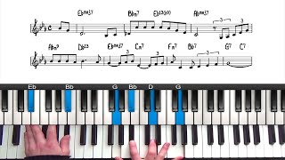 quotMistyquot Jazz Piano Tutorial The Easy Way To Learn Jazz Piano [upl. by Noiztneb]