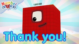 Thank you Number Fans  Numberblocks Fans Worldwide  Learn to count to 1000000  Numberblocks [upl. by Gwenny]