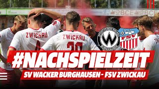 FSV TV  NACHSPIELZEIT  SV Wacker Burghausen  FSV Zwickau 11 10 Testspiel [upl. by Redlac]