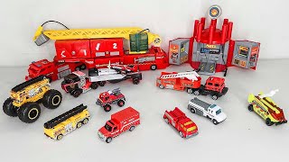 Bomberos Coleccion Hot Wheels Matchbox international mega rig diorama [upl. by Akimot623]