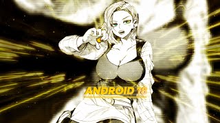 Android 18  manga fanart  dragon ball Z [upl. by Imnubulo]