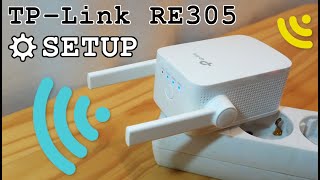 TPLink RE305 WiFi Extender • Unboxing installation configuration and test [upl. by Meer]