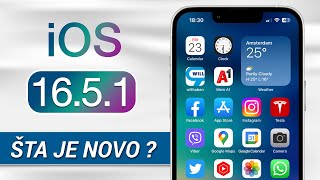 iOS 1651 Recenzija i utisci  Sta je novo [upl. by Chrissa]