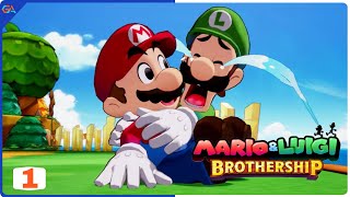 Mario amp Luigi Brothership Gameplay  World 1 [upl. by Lennej]