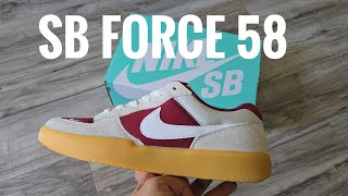 Is this the best Basketball Skate shoe Nike SB Force 58 Skate Sneaker Review [upl. by Nelyak]