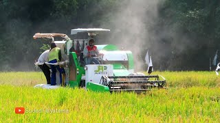 KOMBI SAWAH BESAR JAVATECH 93 HP MEMANEN PADI DENGAN CEPAT [upl. by Tevis]