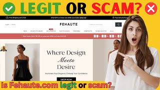 Fehaute com Review is it a legit site or a scam Made with Clipchamp [upl. by Aicissej]