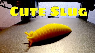 Cute Slug Articulated  3D Print Timelapse [upl. by Aholla]