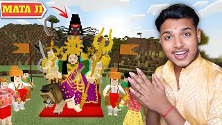 I Celebrated NAVRATRI In Minecraft ❤️2024 [upl. by Sherris]