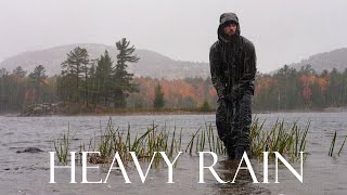 6 Days Fall Camping in Rain Storms [upl. by Roleat]