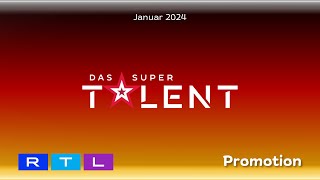 Das Super Talent Promotion  RTL  Januar 2024 [upl. by Dnalerb341]