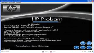 Setting up the iLO3 Interface on the HP DL360 G7 Server [upl. by Airehtfele]